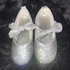 Little girl rhinestone shoes